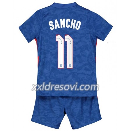 Engleska Sancho 11 Drugi Dječji Komplet Dresovi za Nogomet Euro 2020 (+ kratke hlače)